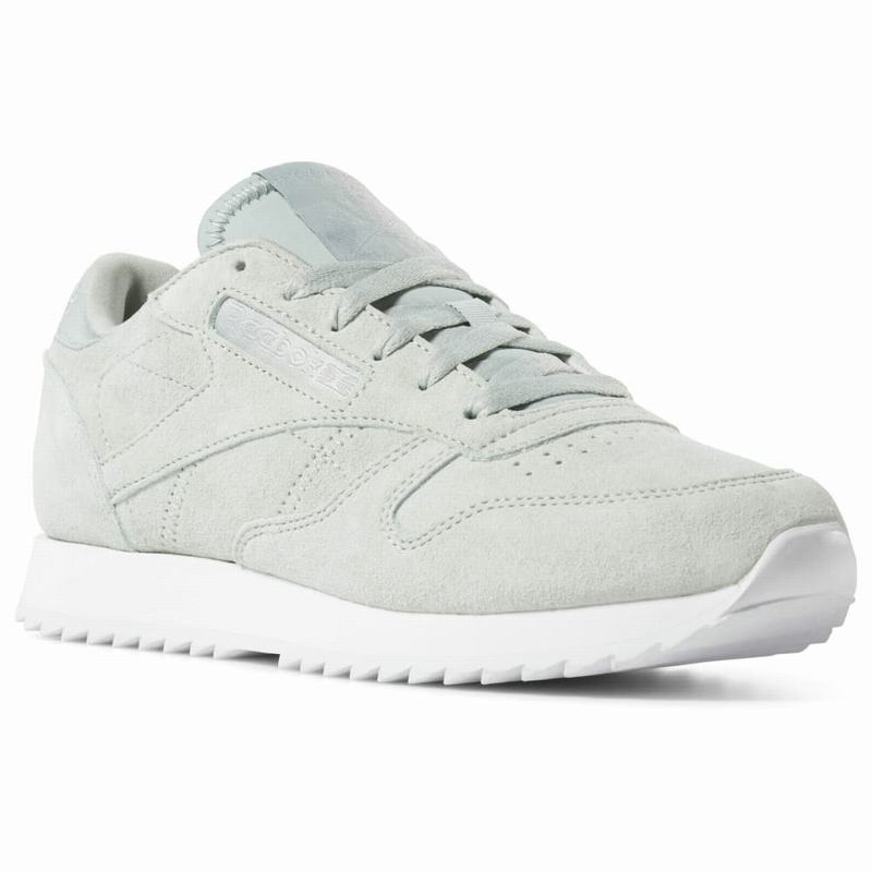 Reebok Classic Leather Ripple Tenisky Damske - Svetlo Modre QU5156OK